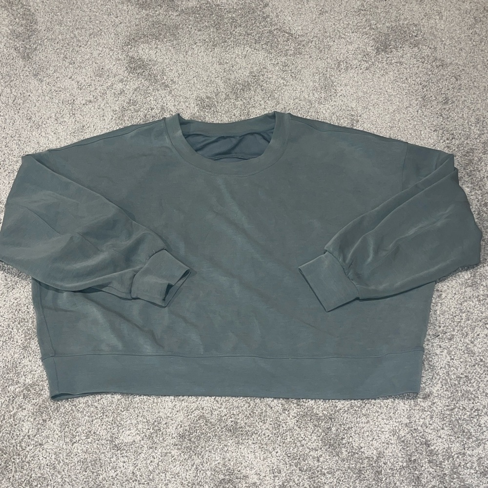 Lululemon Perfectly Oversized Crop Crew Softstream